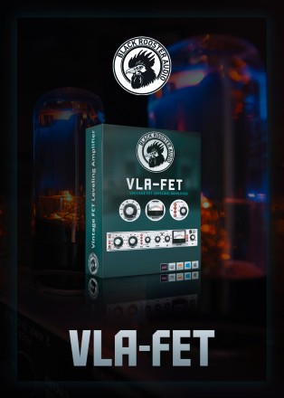 VLA-FET - VINTAGE FET LEVELING AMPLIFIER by Black Rooster Audio