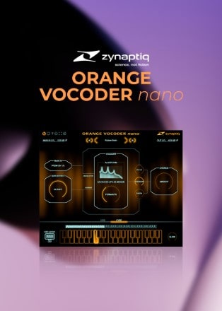 Zynaptiq Orange Vocoder Nano poster min