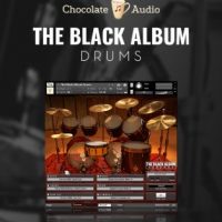 Chocolate Audio The Black Album Drums poster min